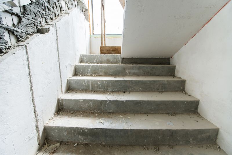 Finished Concrete Stairs